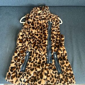 Colleen Lopez Leopard Print vest